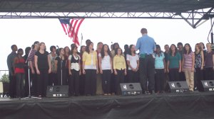 LHS Choraliers at Old Timers Day 2008